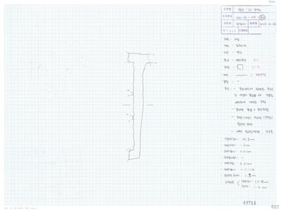 도면_사적 _경주 월성_월성 라구역 유물도면 ③ WS-라-09-(82)/지표 라95.8 E25.2 수막새