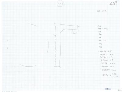 도면_사적 _경주 월성_월성 라구역 유물도면 ③ 석조유구상부 적심건물지내 라74 E1.1 수막새