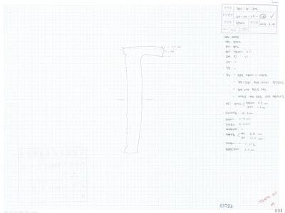 도면_사적 _경주 월성_월성 라구역 유물도면 ③ WS-라-09-(67)/석조유구 상부 라70.9 E3.3 수막새