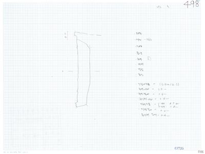도면_사적 _경주 월성_월성 라구역 유물도면 ③ 석조유구상부 적심건물지 內 라73.5 E3.8 , 수막새