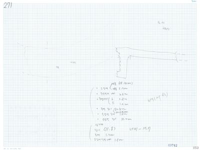 도면_사적 _경주 월성_월성 라구역 유물도면 ③ 건물지7 상부 라75.5 W21 암막새 1