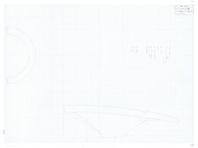도면_사적 _경주 월성_월성 라구역 유물도면 ⑤ WS-라-10-(136) 수키와/건물지2 서편 적심석군 라141 W1.9 수키와