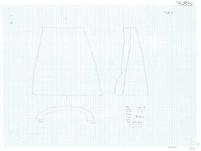 도면_사적 _경주 월성_월성 라구역 유물도면 ⑥ 석조유구상부 초석건물지 內 라75.9 E8.3 수키와 2