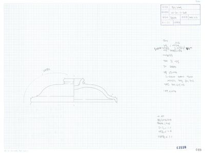 도면_사적 _경주 월성_월성 라구역 유물도면 ⑥ WS-라-11-209 뚜껑/건물지2 서편 적심석군 라159.3 E4.9 녹유뚜껑