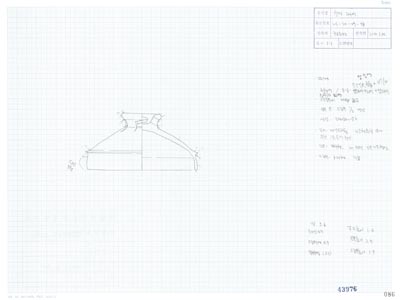 도면_사적 _경주 월성_월성 라구역 유물도면 ⑥ WS-라-09-98 뚜껑/지표 라142.7 E45.1 뚜껑