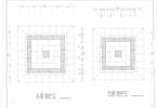 도면_국보 _익산 미륵사지 석탑_4층 평면도 5층 평면도