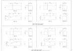 도면_국보 _익산 미륵사지 석탑_3／4층 귀／평기둥 상세도