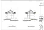 도면_사적 _서울 선릉과 정릉_재실 및 행랑채 보수공사(건축 설비 전기) 재실 좌측면도(현황), 우측면도(현황)