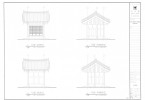도면_국가민속문화재 _정읍 김명관 고택_한국의전통가옥 기록화사업 사당 정면도,좌측면도,우측면도,배면도