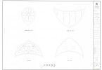 도면_보물_완주 송광사 종루_정밀실측 기와문양도