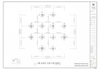 도면_보물_완주 송광사 종루_정밀실측 1층 상하부 기둥 직경 평면도1