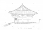 도면_보물_안성 청룡사 대웅전_남측면도(현황)
