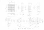 도면_보물_안성 청룡사 대웅전_창호／문고리／돌쩌귀 ／울거미,살 상세도