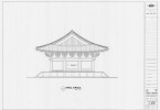 도면_사적_경주 불국사_극락전 번와보수공사 좌측면도