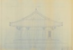 도면_사적_경주 불국사_복원 설계도 비로전 서측면도