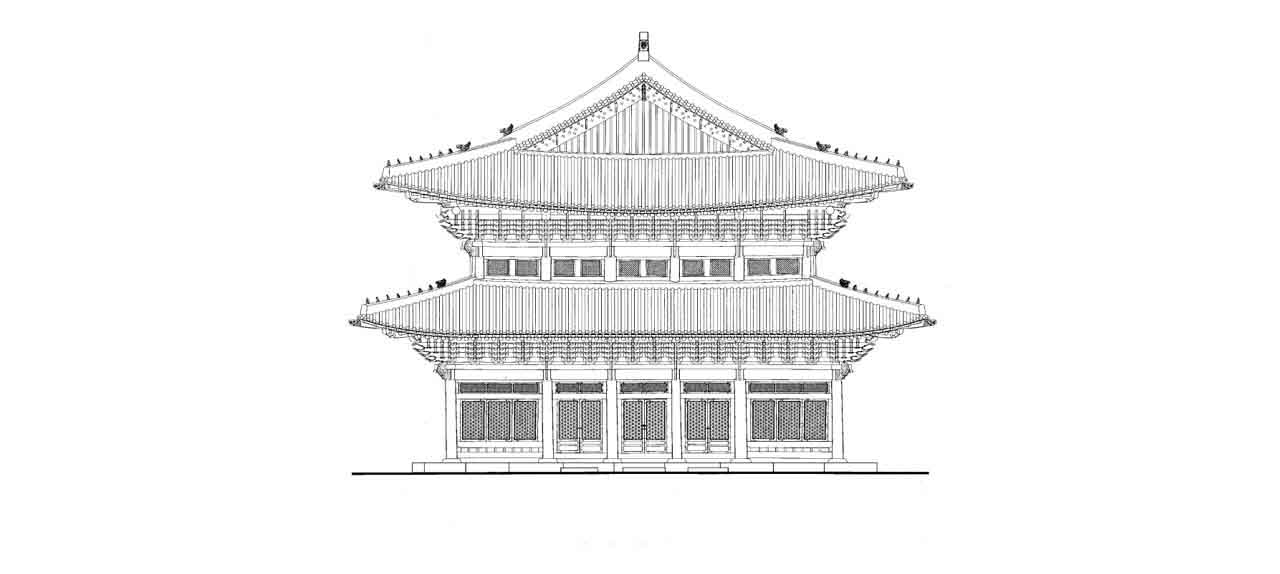 우측면도
