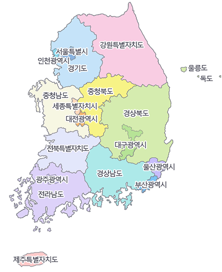 전국지도