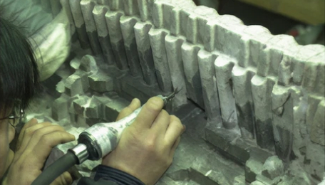 경천사십층석탑 3층 옥개석 보존처리 과정