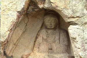 경주 남산 불곡 마애여래좌상