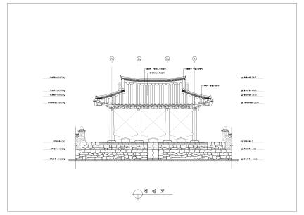 벽송정 정면도(고령군청)