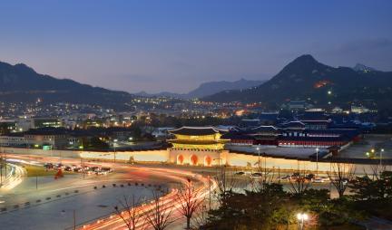 경복궁  야간 전경