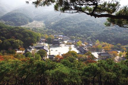 김제 금산사 일원 전경