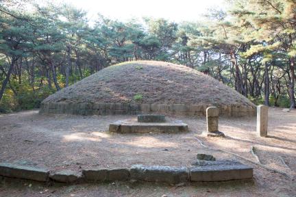 경주 정강왕릉_전경 (촬영년도 : 2015년)