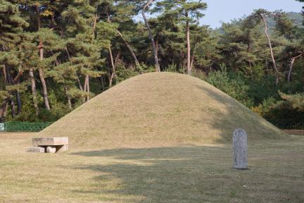 경주 경애왕릉_측면 (촬영년도 : 2015년)