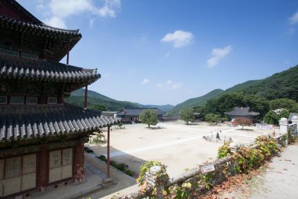김제 금산사 일원_오층석탑에서 바라 본 전경 (촬영년도 : 2015년)