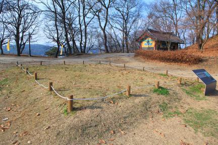공주 공산성_백제 목곽고 (촬영년도 : 2015년)