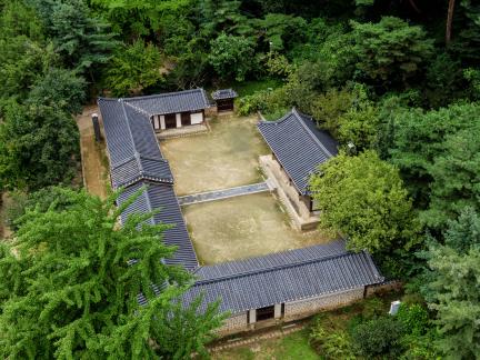 서울 선릉과 정릉_재실 전경(항공)
