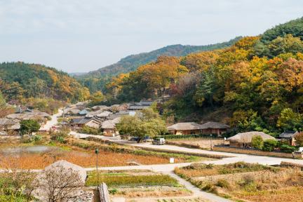 경주 양동마을_전경 (촬영년도 : 2015년)