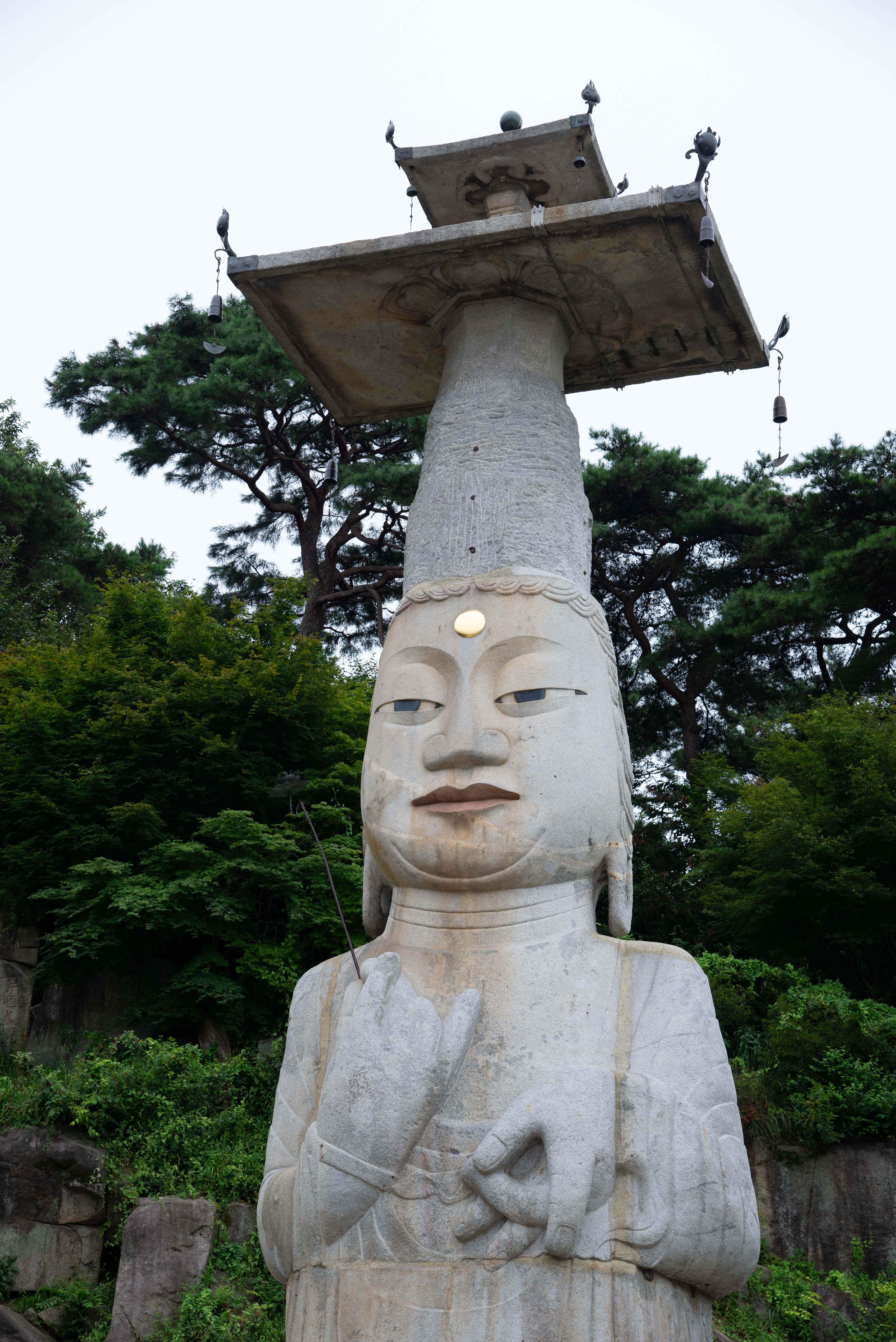 국가유산이미지 | 논산 관촉사 석조미륵보살입상(사진)_미륵보살입상 세부 (촬영년도_2024년) 논산 관촉사 석조미륵보살입상(사진)... 