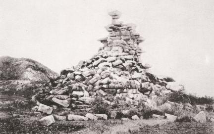 익산 미륵사지 석탑(1910년) 서측면