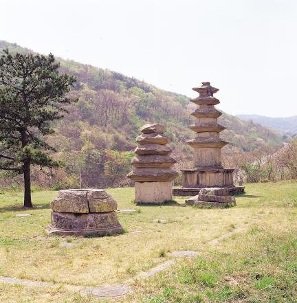 경주 장항리 서 오층석탑