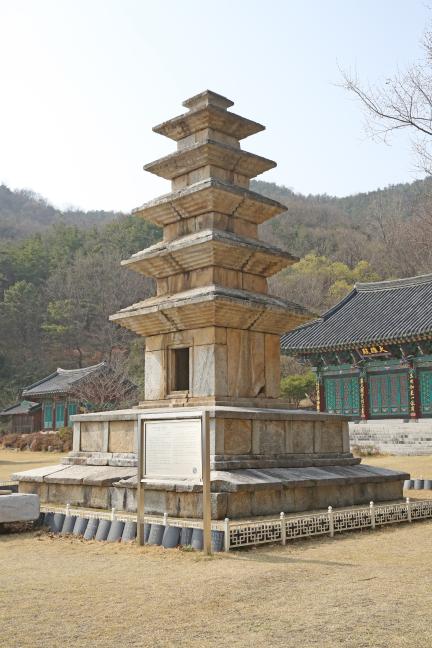 구미 죽장리 오층석탑