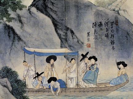 국보 신윤복필 풍속도 화첩(2014년 국보 동산 앱 사진)014