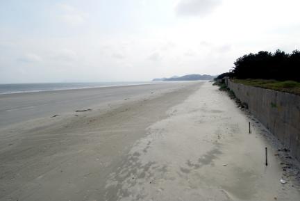 백령도사곶의사빈(천연비행장)전경