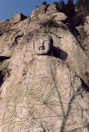 삼릉계곡마애석가여래좌상