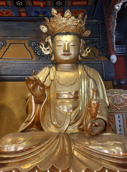 의왕 청계사 목조보살좌상