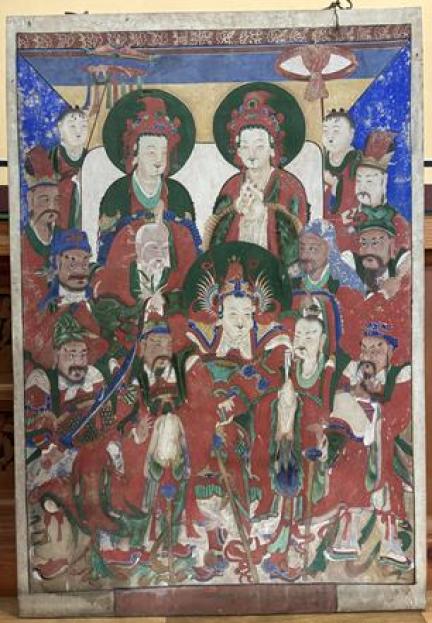 화성 봉림사 신중도