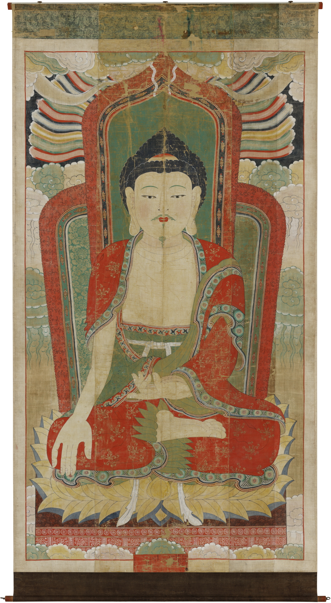 국가유산이미지 | 죽림사 세존 괘불탱 죽림사 세존 괘불탱