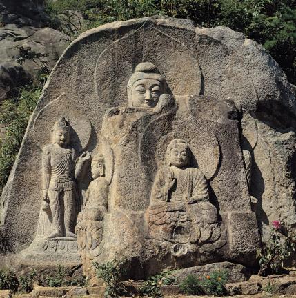 경주 남산칠불암마애석불