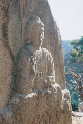 마애석불 중 사방불 북면 상