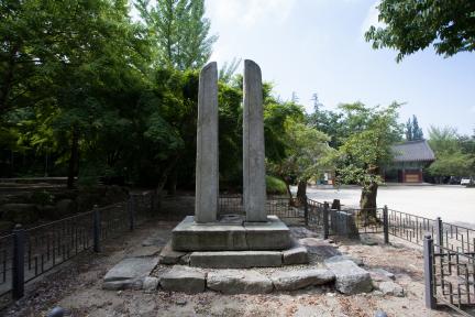 김제 금산사 당간지주