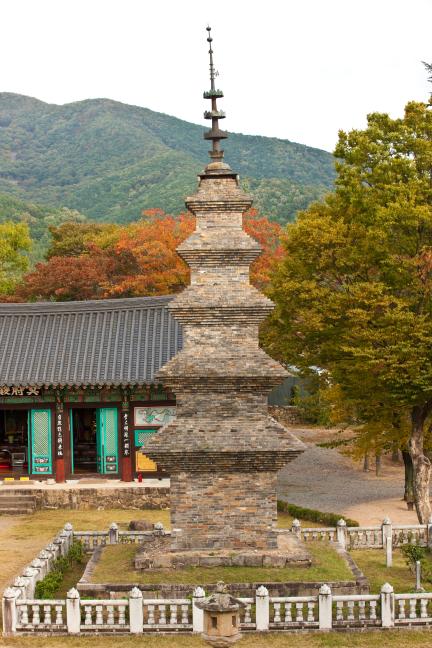 칠곡 송림사 오층전탑_서측면_건축_2012년(출처 : 국립문화재연구소)