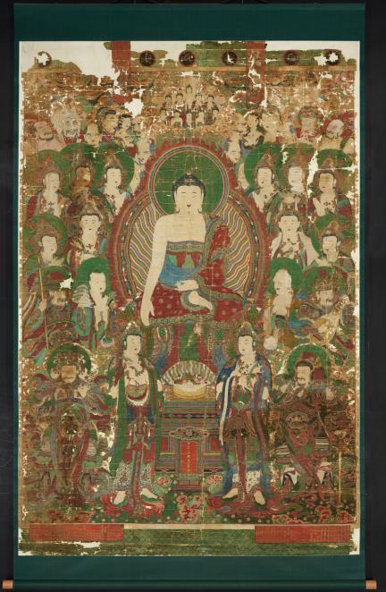 ‘영축사’명 영산회상도